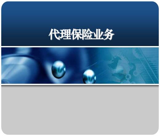 银行代理保险业务培训25页 资料图片预览 - 经
