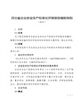 河北省企业安全生产标准化评审报告编制导则（试行）11页 
