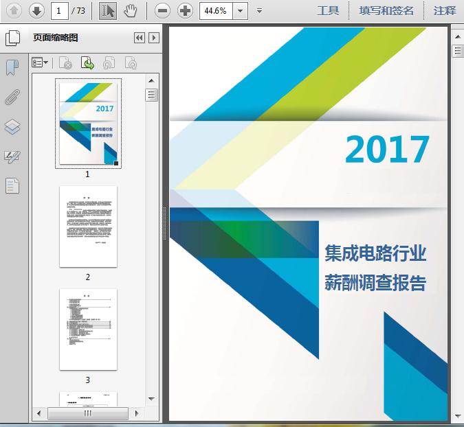 2017集成电路行业薪酬调查报告73页 - 资料下