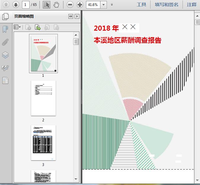2018本溪地区薪酬调查报告65页 资料图片预览