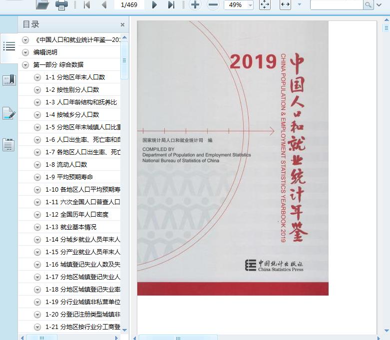 中国人口和就业统计年鉴2019_中国教育统计年鉴图片(2)