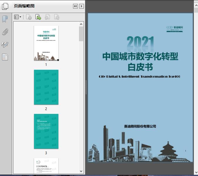 2021中国城市数字化转型百强研究白皮书（满天星）30页